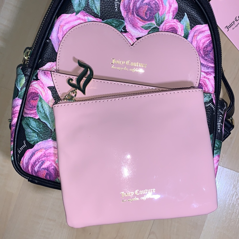 HOST β
π₯³ JUICY COUTURE MOODY GARDEN Blk Whole Lotta Love - Picture 2 of 13